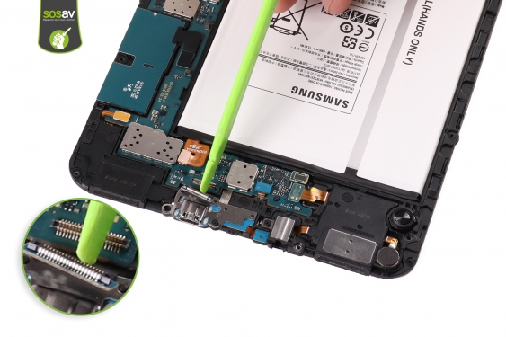 Guide photos remplacement connecteur de charge et bouton home Galaxy Tab S2 8 (Etape 14 - image 2)