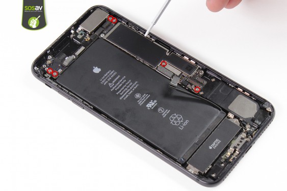 Guide photos remplacement nappe power, vibreur, volume, flash et micro externe iPhone 7 Plus (Etape 16 - image 1)
