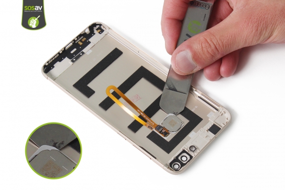 Guide photos remplacement coque arrière et capteur d'empreintes Huawei P Smart (Etape 11 - image 2)