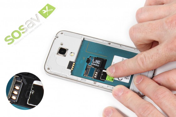 Guide photos remplacement vibreur Samsung Galaxy S4 mini (Etape 7 - image 2)