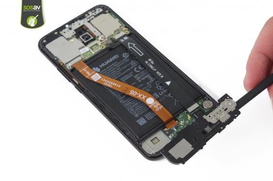Guide photos remplacement connecteur de charge Huawei Mate 20 Lite (Etape 13 - image 3)