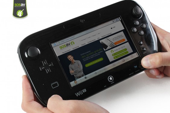 Guide photos remplacement ecran lcd Gamepad Wii U (Etape 1 - image 1)