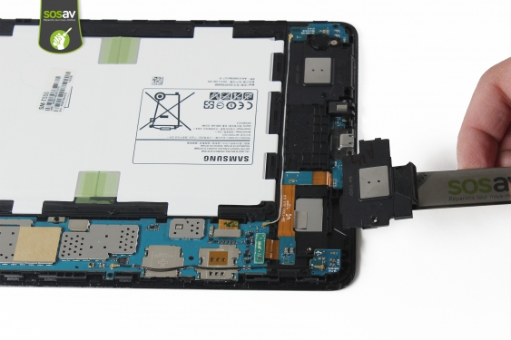 Guide photos remplacement haut-parleur droit Galaxy Tab A 9,7 (Etape 12 - image 3)