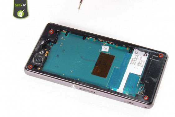 Guide photos remplacement nappe power / volume Xperia Z1 Compact (Etape 18 - image 1)