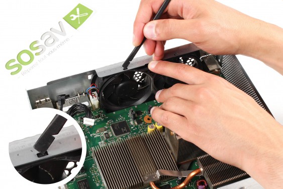 Guide photos remplacement bloc ventilateurs Xbox 360 (Etape 36 - image 3)