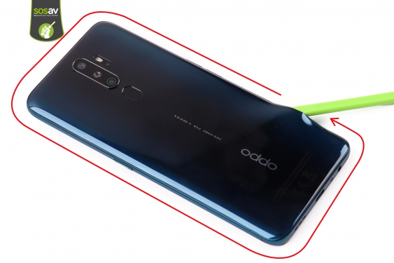 Guide photos remplacement haut-parleur interne Oppo A9 (2020) (Etape 5 - image 3)