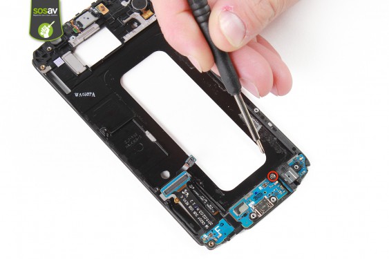 Guide photos remplacement connecteur de charge Samsung Galaxy S6 (Etape 30 - image 1)