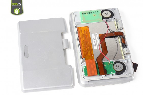 Guide photos remplacement nappe de liaison de la partie supérieure Nintendo DS (Etape 23 - image 3)