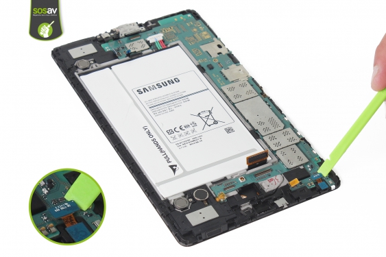 Guide photos remplacement prise jack et haut-parleur externe Galaxy Tab S 8.4 (Etape 23 - image 1)