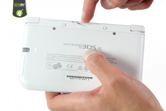 Guide photos remplacement coque arrière Nintendo 3DS XL (Etape 4 - image 1)