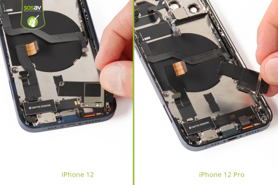 Guide photos remplacement démontage complet iPhone 12 Pro (Etape 17 - image 1)