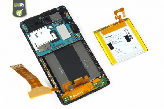 Guide photos remplacement haut-parleur interne Xperia T (Etape 15 - image 3)