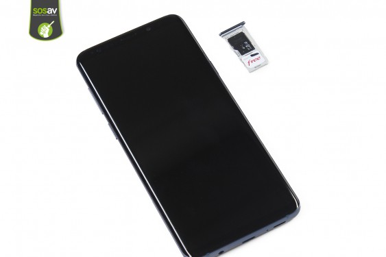 Guide photos remplacement tiroir sim et microsd Galaxy S9+ (Etape 3 - image 1)