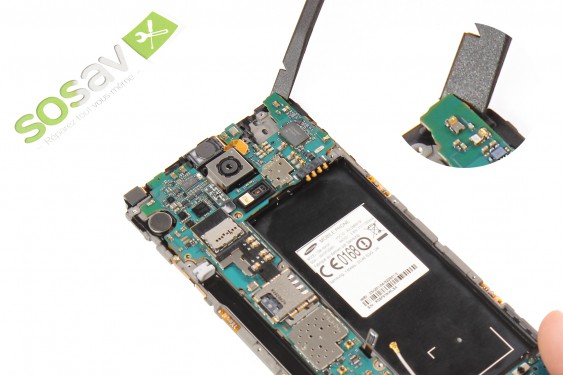 Guide photos remplacement caméra avant + capteur de proximité et luminosité  (Etape 22 - image 1)