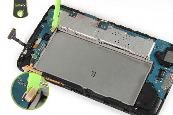 Guide photos remplacement haut-parleur gauche  Galaxy Tab 3 7" (Etape 14 - image 2)