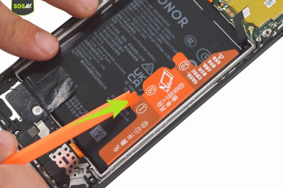 Guide photos remplacement batterie Honor 200 Lite (Etape 5 - image 2)
