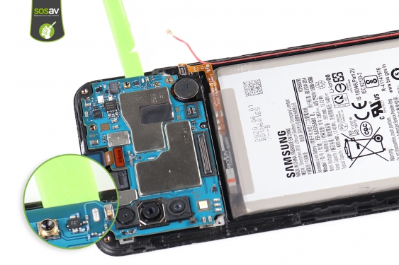 Guide photos remplacement haut-parleur interne Galaxy A30s (Etape 15 - image 1)