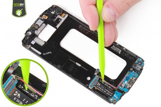 Guide photos remplacement connecteur de charge Samsung Galaxy S6 (Etape 28 - image 2)