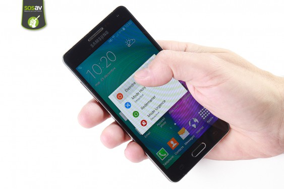 Guide photos remplacement haut-parleur interne Samsung Galaxy A5 (Etape 1 - image 2)