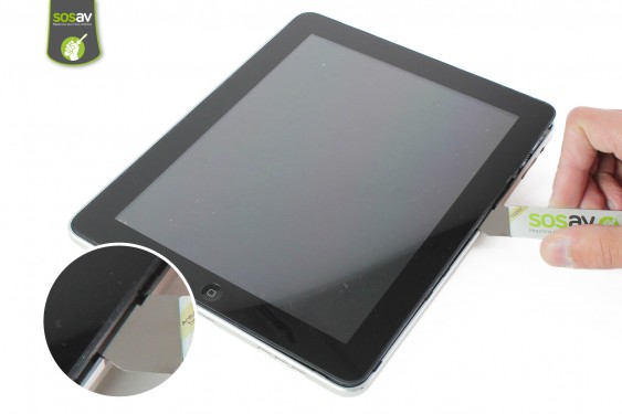 Guide photos remplacement nappe de liaison de l'écran lcd iPad 1 3G (Etape 2 - image 2)