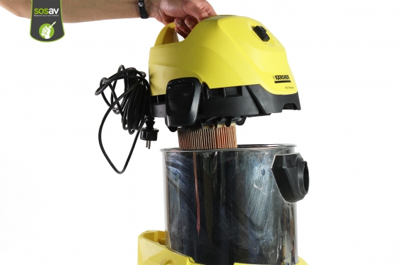 Guide photos remplacement capot supérieur & interrupteur Aspirateur Karcher MV3 premium (Etape 2 - image 1)