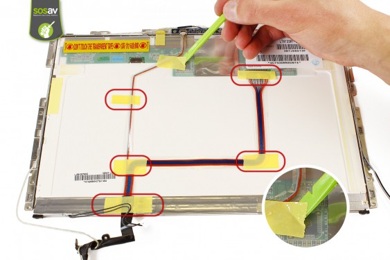 Guide photos remplacement dalle lcd Macbook Core 2 Duo (A1181 / EMC2200) (Etape 37 - image 1)