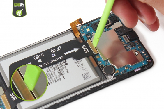 Guide photos remplacement batterie Galaxy A70 (Etape 12 - image 1)