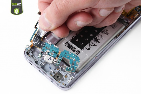 Guide photos remplacement connecteur de charge Samsung Galaxy S8+ (Etape 29 - image 3)