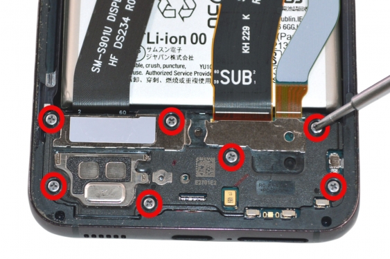 Guide photos remplacement connecteur de charge Galaxy S22 (Etape 7 - image 1)