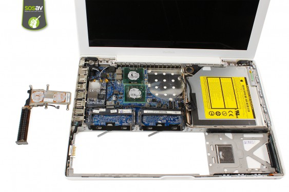 Guide photos remplacement radiateur  Macbook Core 2 Duo (A1181 / EMC2200) (Etape 15 - image 1)