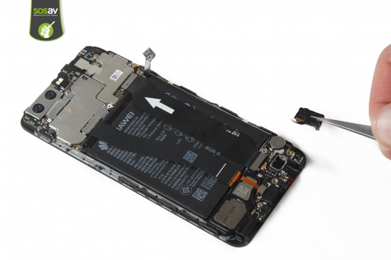 Guide photos remplacement connecteur de charge Huawei P10 (Etape 14 - image 3)