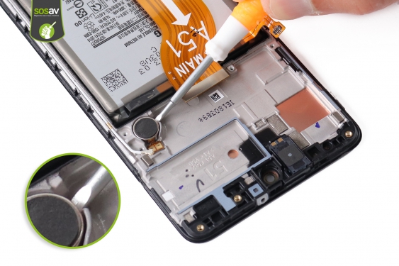 Guide photos remplacement vibreur Galaxy A51 (Etape 13 - image 1)