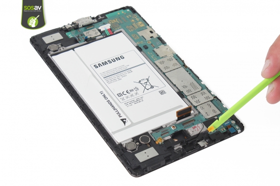 Guide photos remplacement prise jack et haut-parleur externe Galaxy Tab S 8.4 (Etape 22 - image 4)