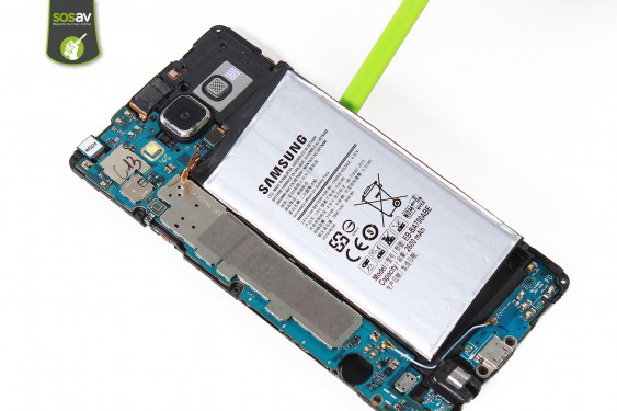 Guide photos remplacement haut-parleur interne Samsung Galaxy A7 (Etape 25 - image 2)