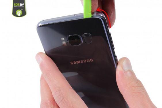 Guide photos remplacement haut-parleur externe Samsung Galaxy S8  (Etape 4 - image 1)