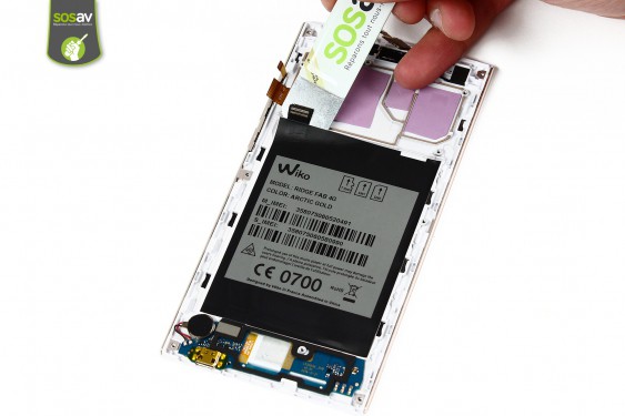 Guide photos remplacement nappe du connecteur de charge Wiko Ridge Fab 4G (Etape 21 - image 1)