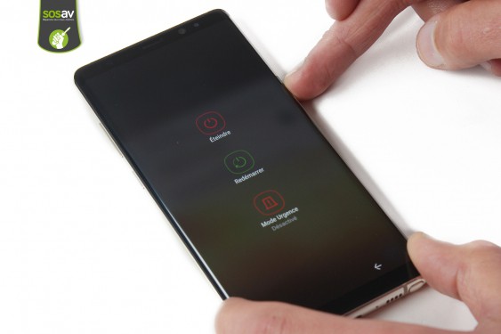 Guide photos remplacement haut-parleur externe Galaxy Note 8 (2017) (Etape 1 - image 1)