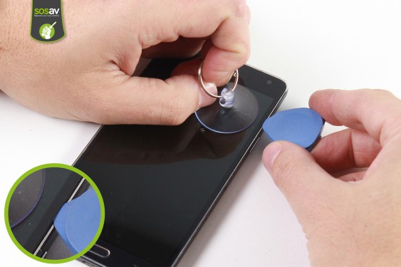 Guide photos remplacement nappe connecteur de charge Samsung Galaxy A7 (Etape 5 - image 1)
