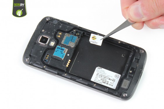 Guide photos remplacement lecteur sim et microsd Samsung Galaxy S4 Active (Etape 4 - image 4)