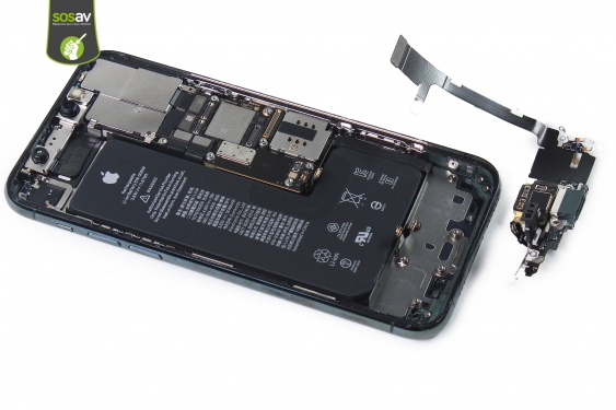 Guide photos remplacement connecteur de charge iPhone 11 Pro (Etape 27 - image 1)