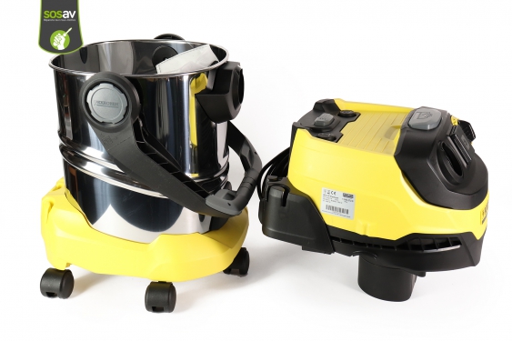 Guide photos remplacement bouton on/off Aspirateur Karcher WD 6 P Premium (Etape 6 - image 1)