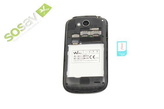 Guide photos remplacement carte sim Wiko Sublim (Etape 6 - image 1)