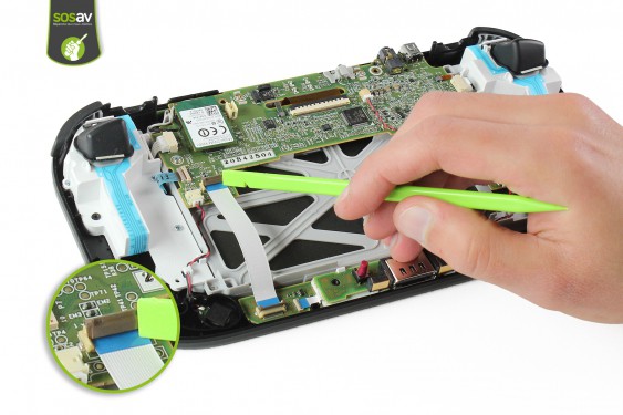 Guide photos remplacement nappe de liaison des boutons du bas Gamepad Wii U (Etape 13 - image 4)