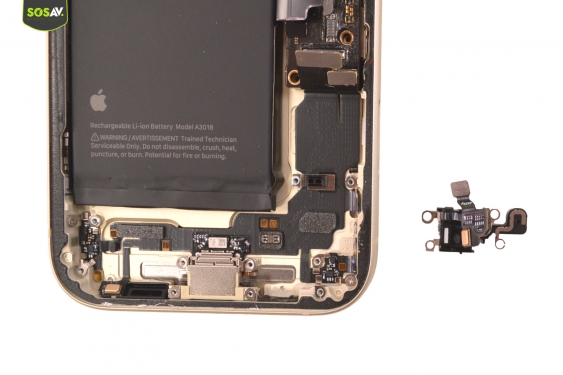 Guide photos remplacement connecteur de charge iPhone 15 (Etape 13 - image 4)
