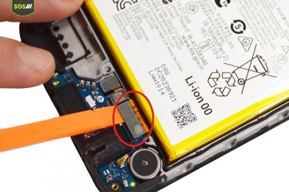 Guide photos remplacement connecteur de charge Moto G84 (Etape 7 - image 1)