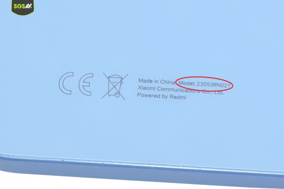 Guide photos remplacement ecran seul Redmi 12 (Etape 1 - image 1)