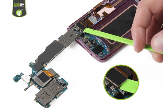 Guide photos remplacement haut-parleur interne Galaxy S9 (Etape 24 - image 1)