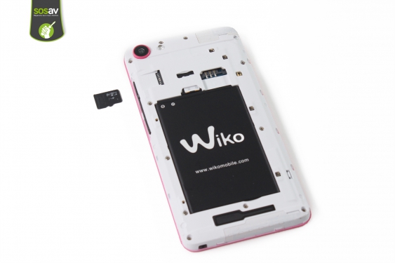 Guide photos remplacement carte micro sd Wiko Jerry (Etape 5 - image 1)