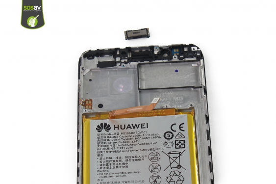 Guide photos remplacement haut-parleur interne Huawei Y7 2018 (Etape 22 - image 1)