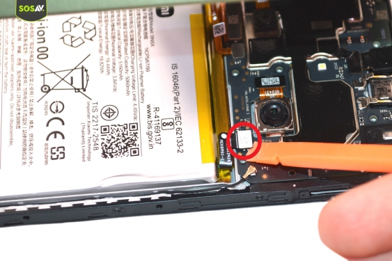 Guide photos remplacement connecteur de charge Xiaomi Redmi 14C (Etape 5 - image 1)